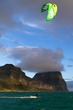kite surfing Lord Howe Island